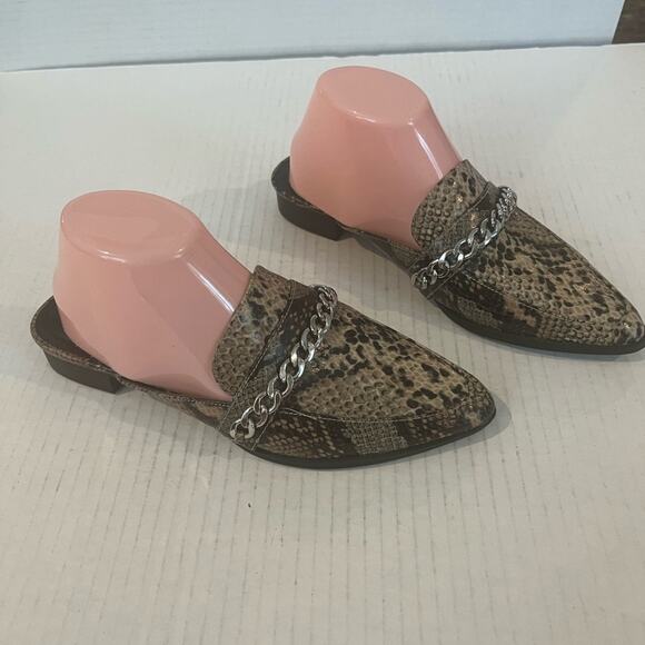 Charles by Charles David Women’s Snake Skin Vegan Slip On Mules Size 8 - Picture 3 of 8